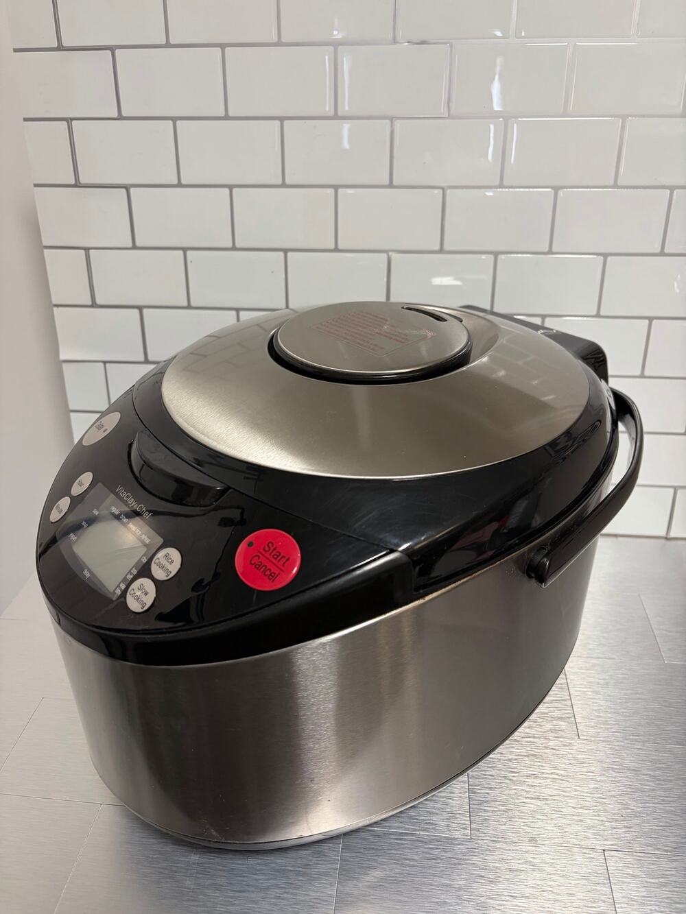 VitaClay VM7900-8 Smart Organic Multicooker 8 Cup 4.2 Qt Clay Pot Rice Cooker